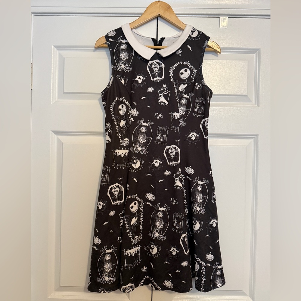The Nightmare Before Christmas Collar Dress Size L - Whimsigoth